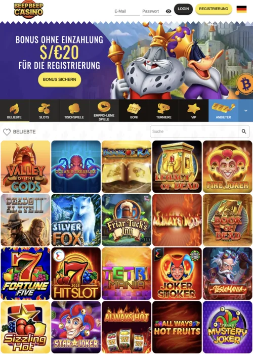 Start Beep Beep Casino